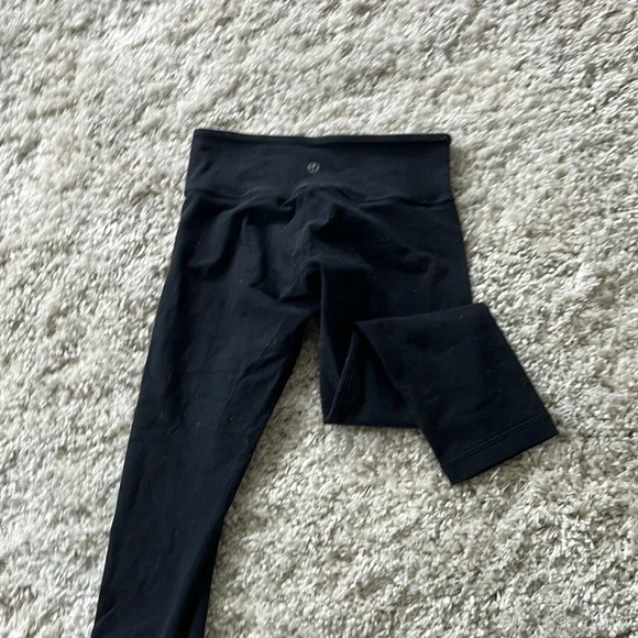 Black lululemon crops:) - Picture 1 of 4